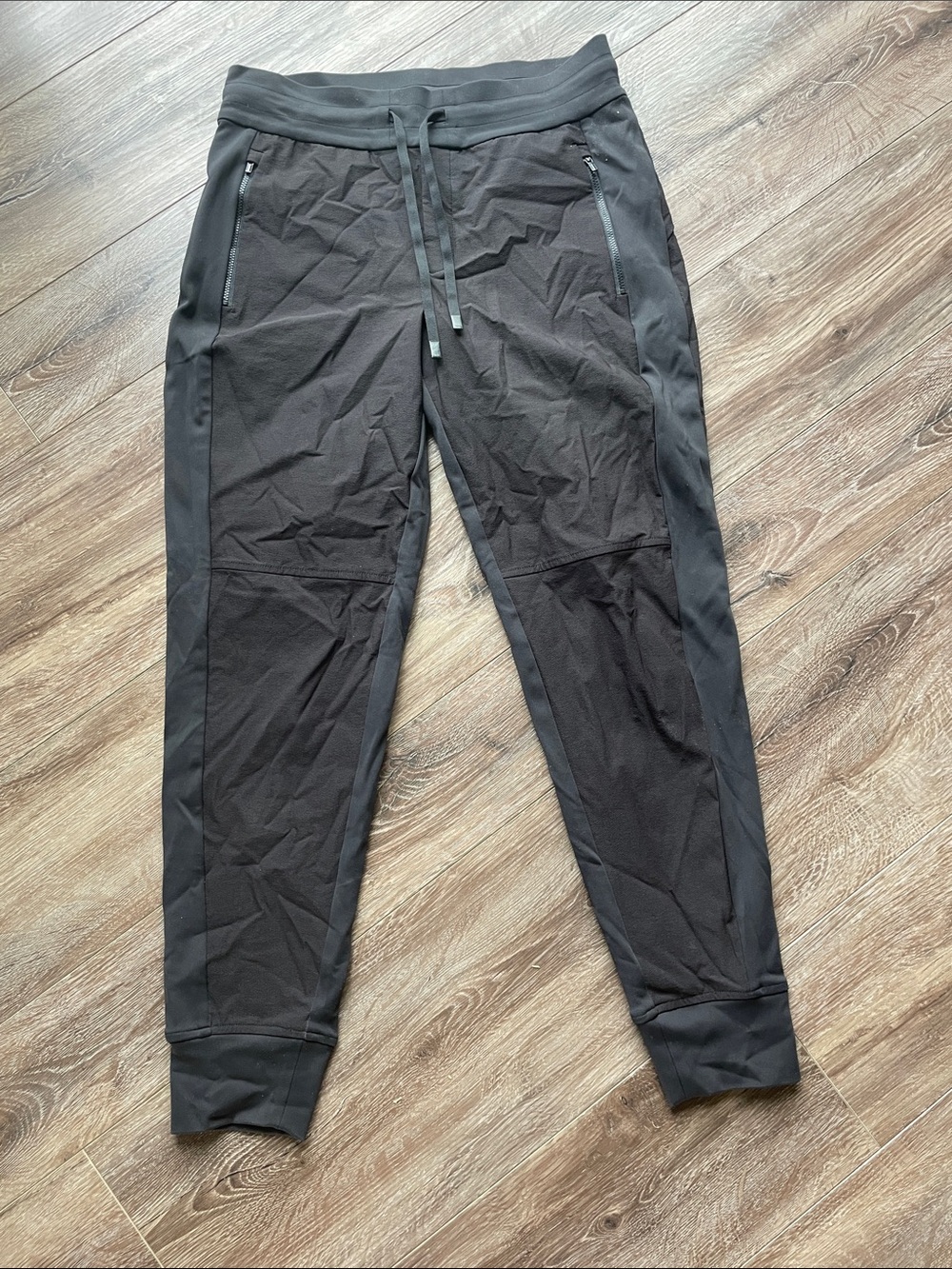 Athleta Black Women's Tech Jogger Pants with Zip Pockets